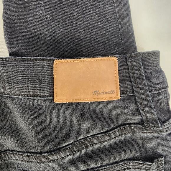 Madewell 9" High-Rise Skinny Jeans Black Sz 28 - Picture 5 of 9